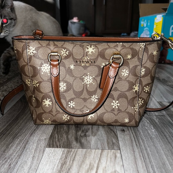 Coach Mini tote bag snowflake edition - Picture 1 of 3